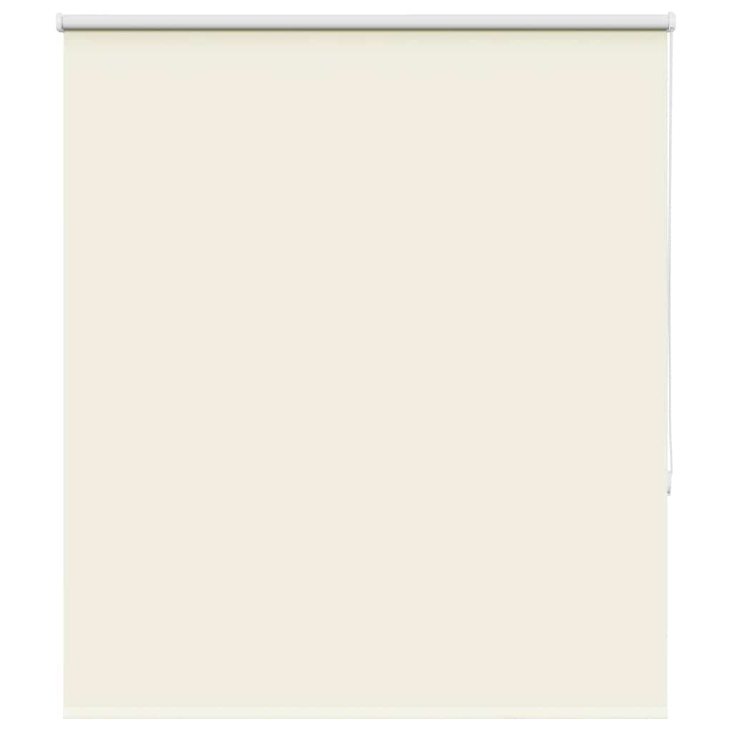 vidaXL Roller Blind Blackout Off White 140x175 cm Fabric Width 136.6 cm Polyester 1