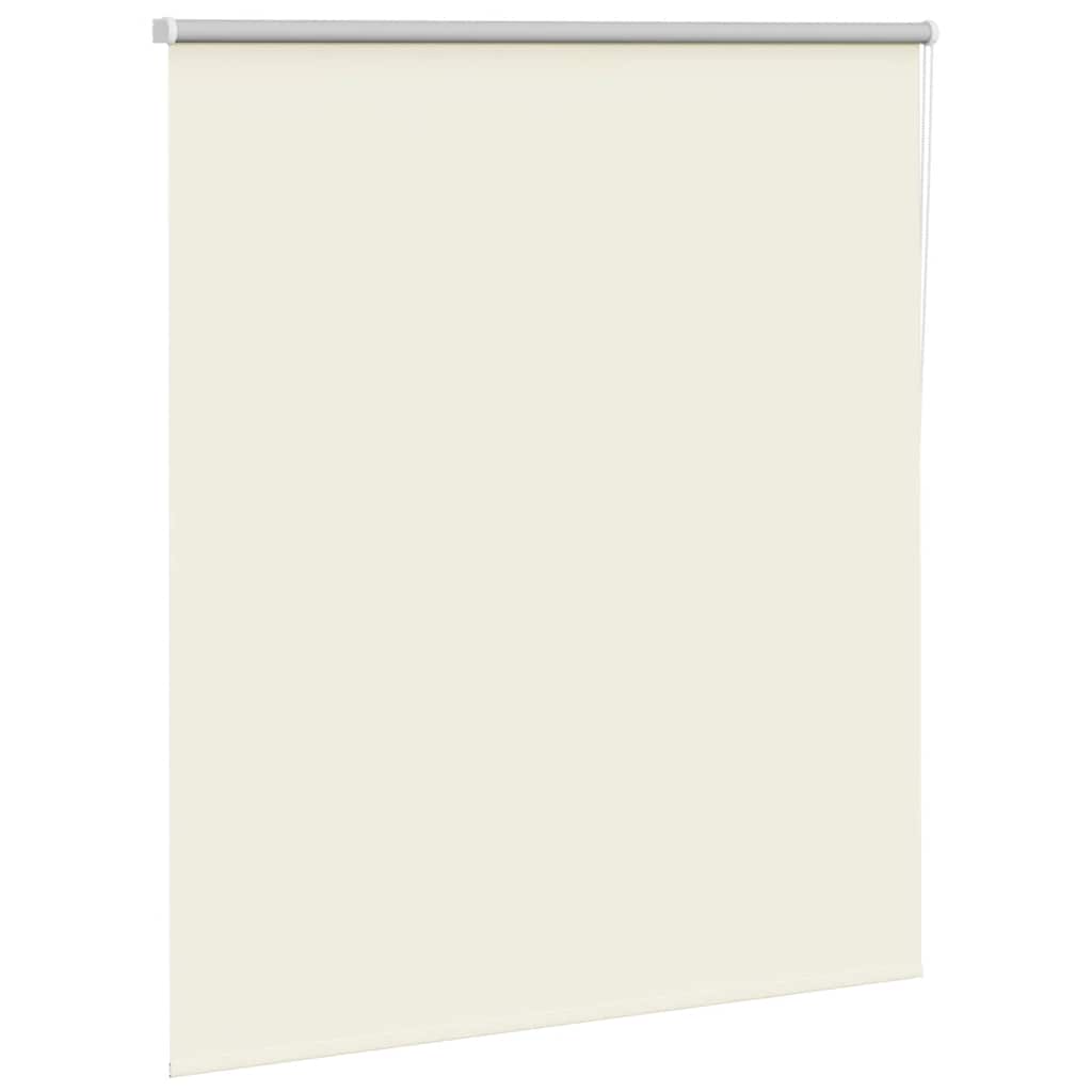 vidaXL Roller Blind Blackout Off White 140x175 cm Fabric Width 136.6 cm Polyester 3