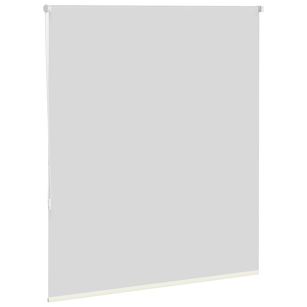 vidaXL Roller Blind Blackout Off White 140x175 cm Fabric Width 136.6 cm Polyester 4