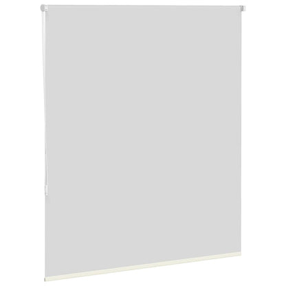 vidaXL Roller Blind Blackout Off White 140x175 cm Fabric Width 136.6 cm Polyester 4