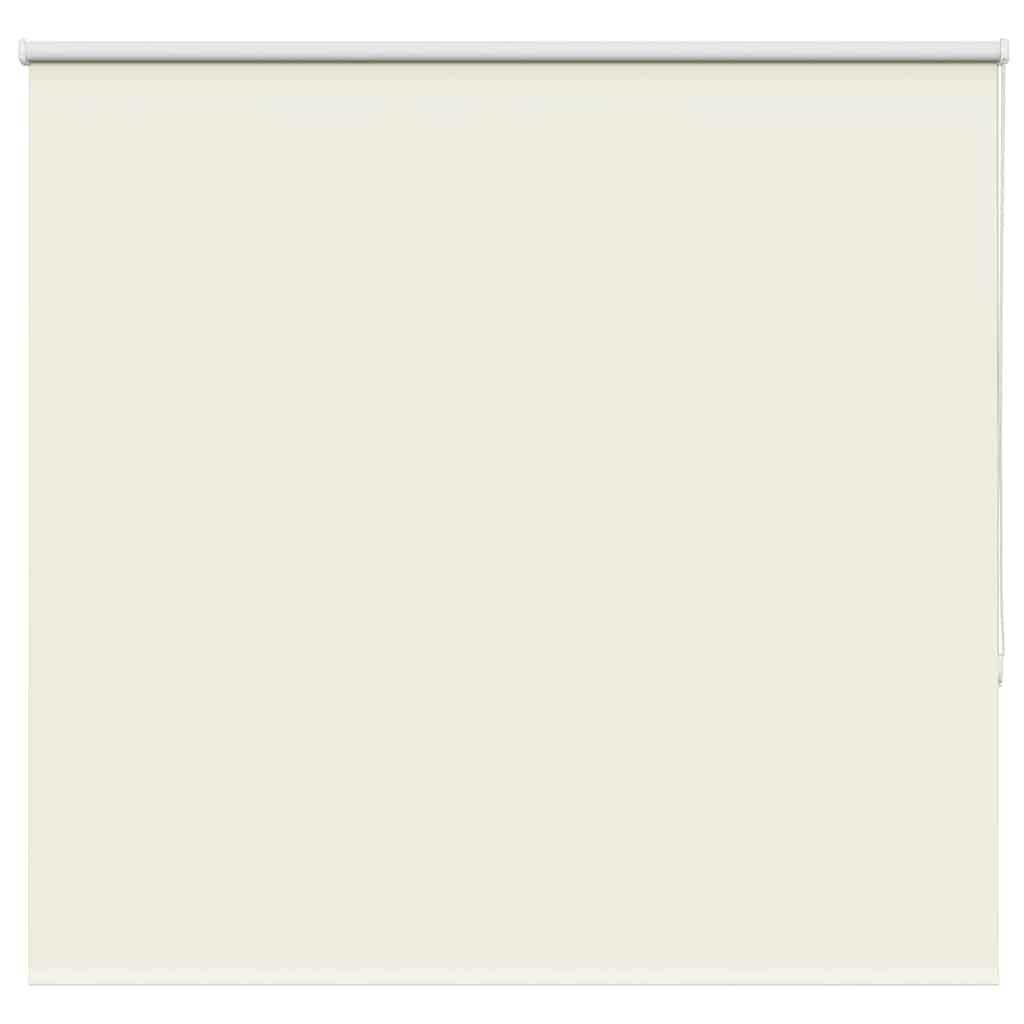 vidaXL Roller Blind Blackout Off White 165x175 cm Fabric Width 161.6 cm Polyester 1