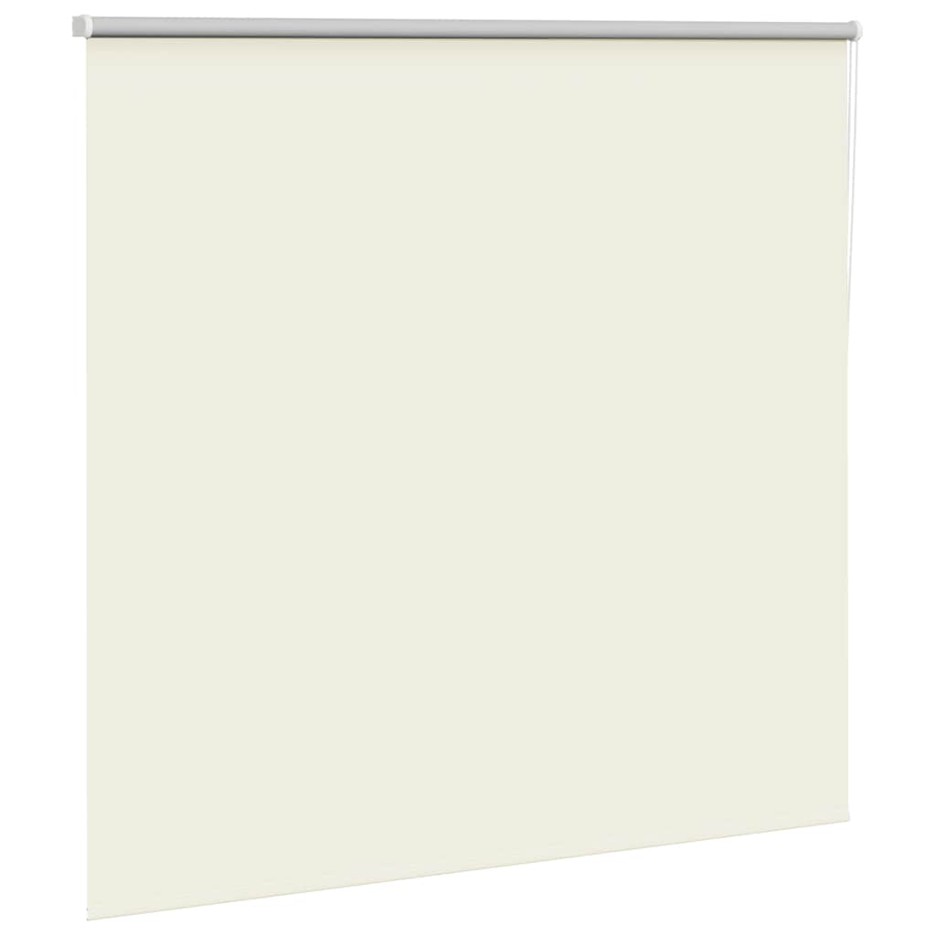 vidaXL Roller Blind Blackout Off White 165x175 cm Fabric Width 161.6 cm Polyester 3