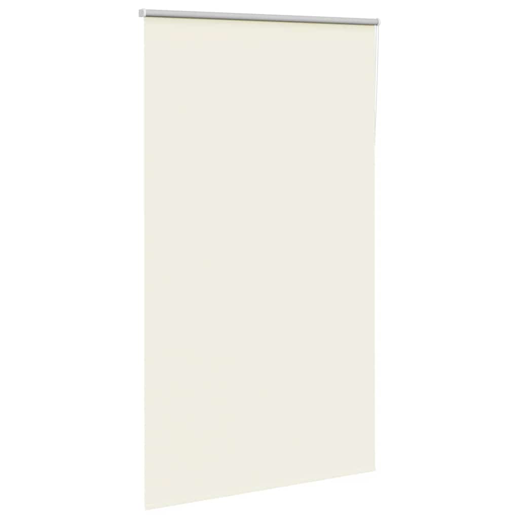vidaXL Roller Blind Blackout Off White 135x210 cm Fabric Width 131.6 cm Polyester 3