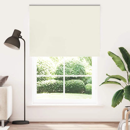 vidaXL Roller Blind Blackout Off White 160x210 cm Fabric Width 156.6 cm Polyester 2