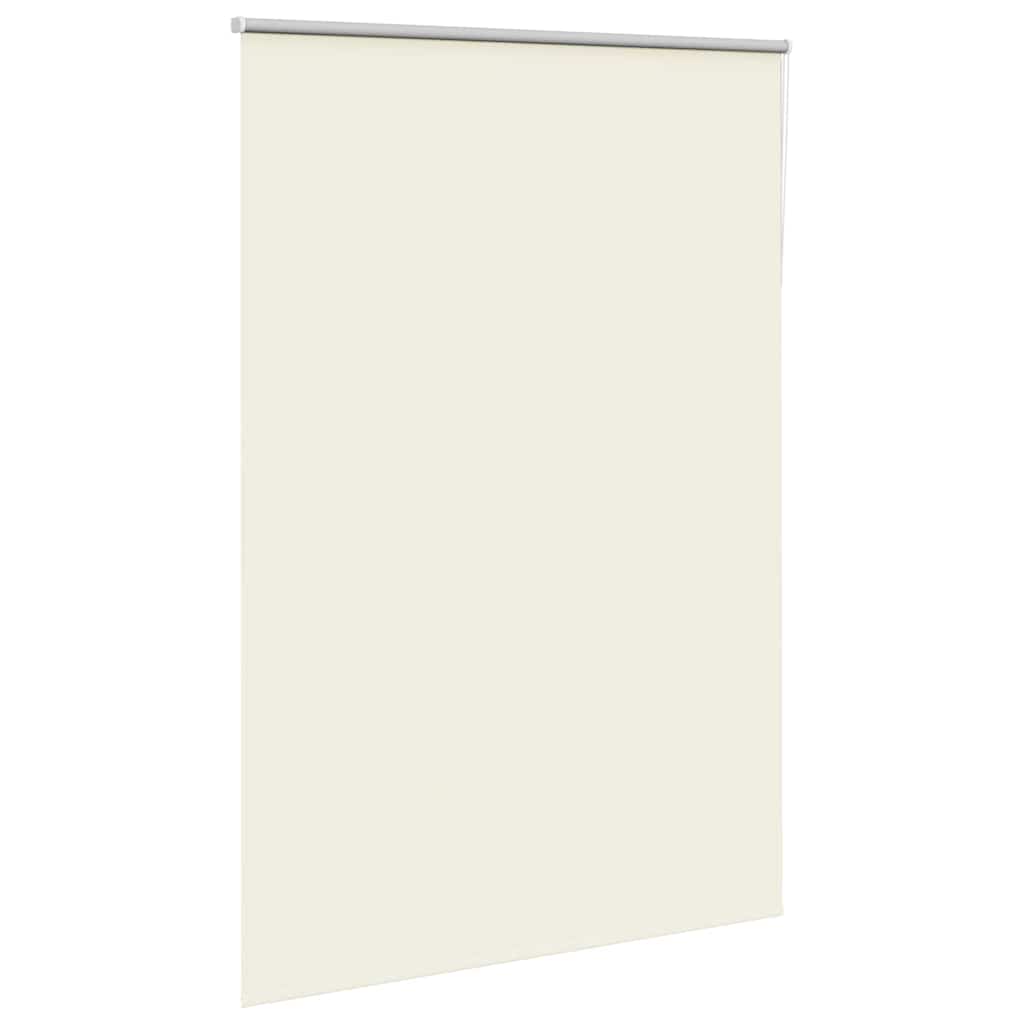vidaXL Roller Blind Blackout Off White 160x210 cm Fabric Width 156.6 cm Polyester 3