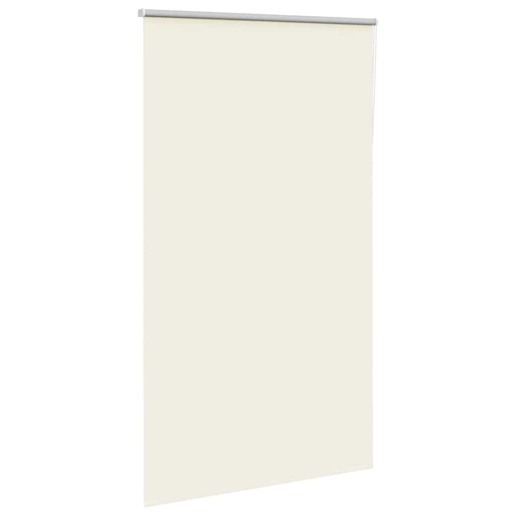 vidaXL Roller Blind Blackout Off White 140x230 cm Fabric Width 136.6 cm Polyester 3