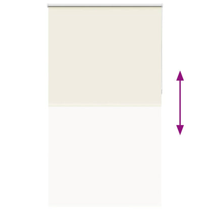 vidaXL Roller Blind Blackout Off White 140x230 cm Fabric Width 136.6 cm Polyester 5