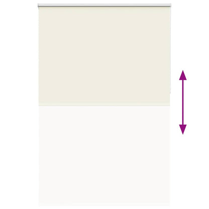 vidaXL Roller Blind Blackout Off White 150x230 cm Fabric Width 146.6 cm Polyester 5