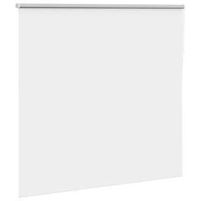 vidaXL Roller Blind Blackout White 165x130 cm Fabric Width 161.6 cm Polyester 3