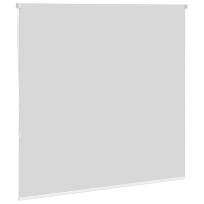 vidaXL Roller Blind Blackout White 165x130 cm Fabric Width 161.6 cm Polyester 4