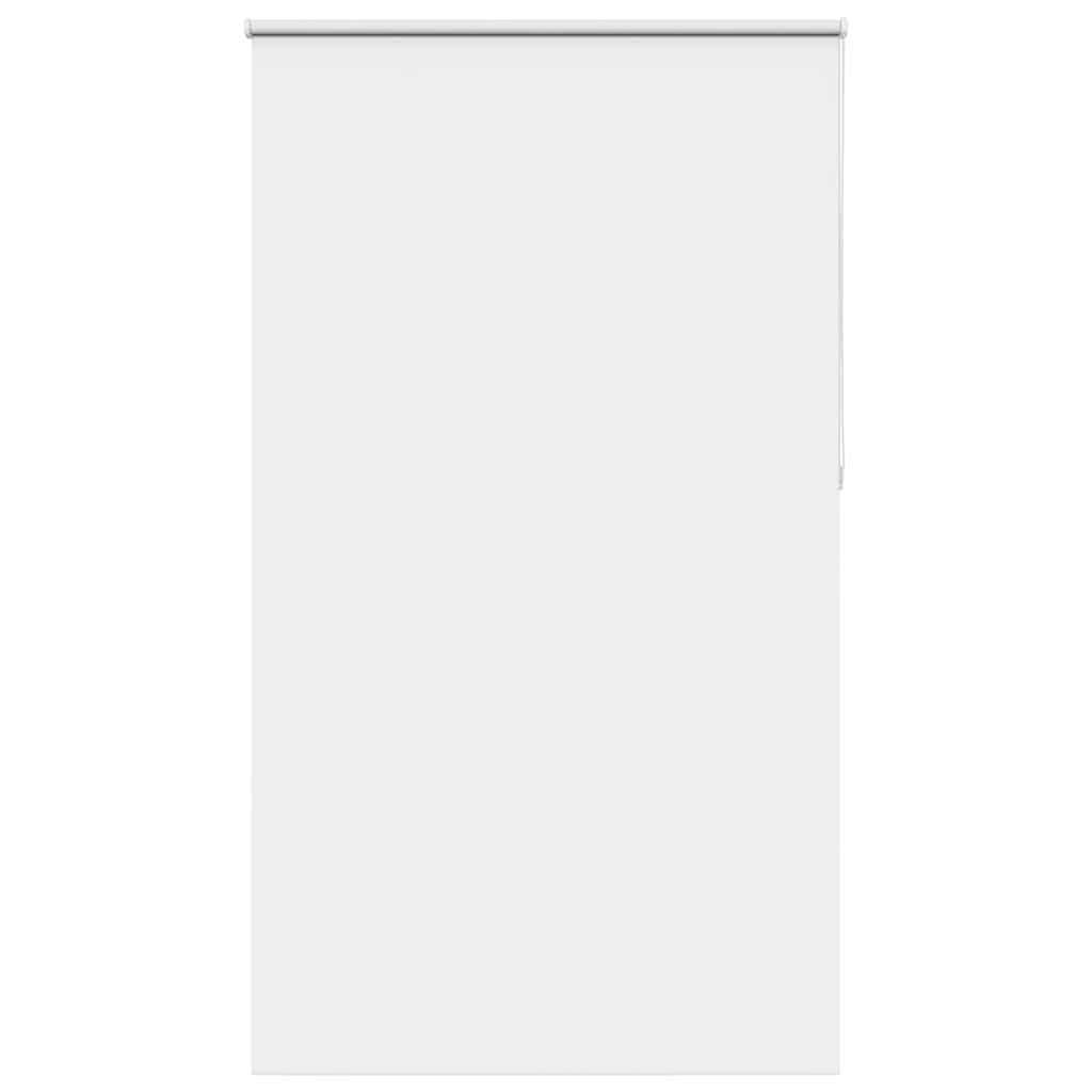 vidaXL Roller Blind Blackout White 130x210 cm Fabric Width 126.6 cm Polyester 1