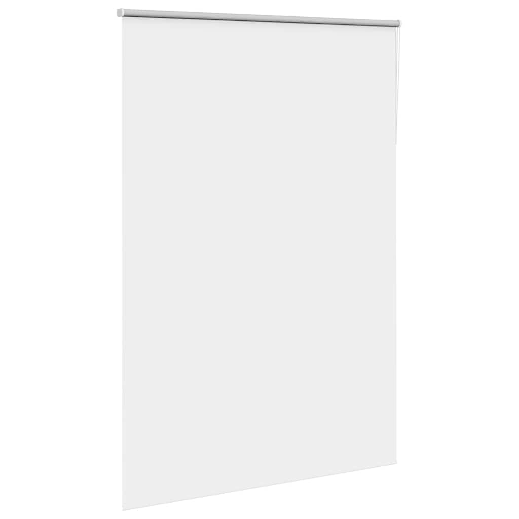 vidaXL Roller Blind Blackout White 150x210 cm Fabric Width 146.6 cm Polyester 3