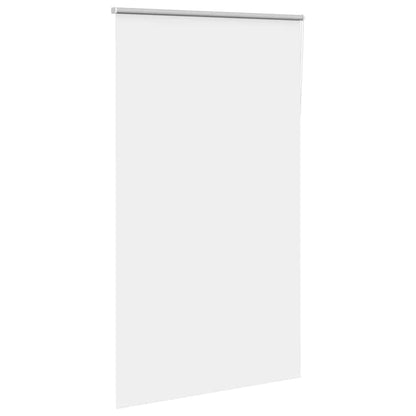 vidaXL Roller Blind Blackout White 130x230 cm Fabric Width 126.6 cm Polyester 3