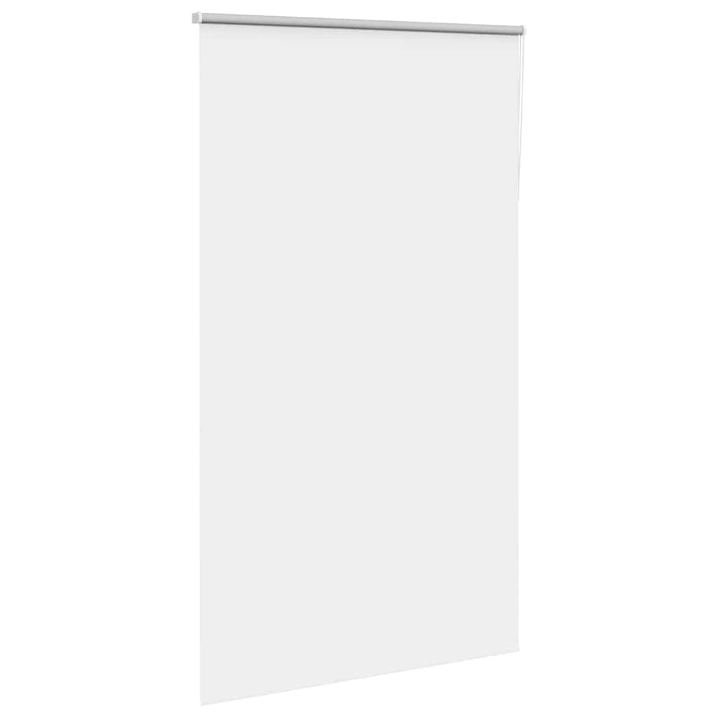 vidaXL Roller Blind Blackout White 140x230 cm Fabric Width 136.6 cm Polyester 3