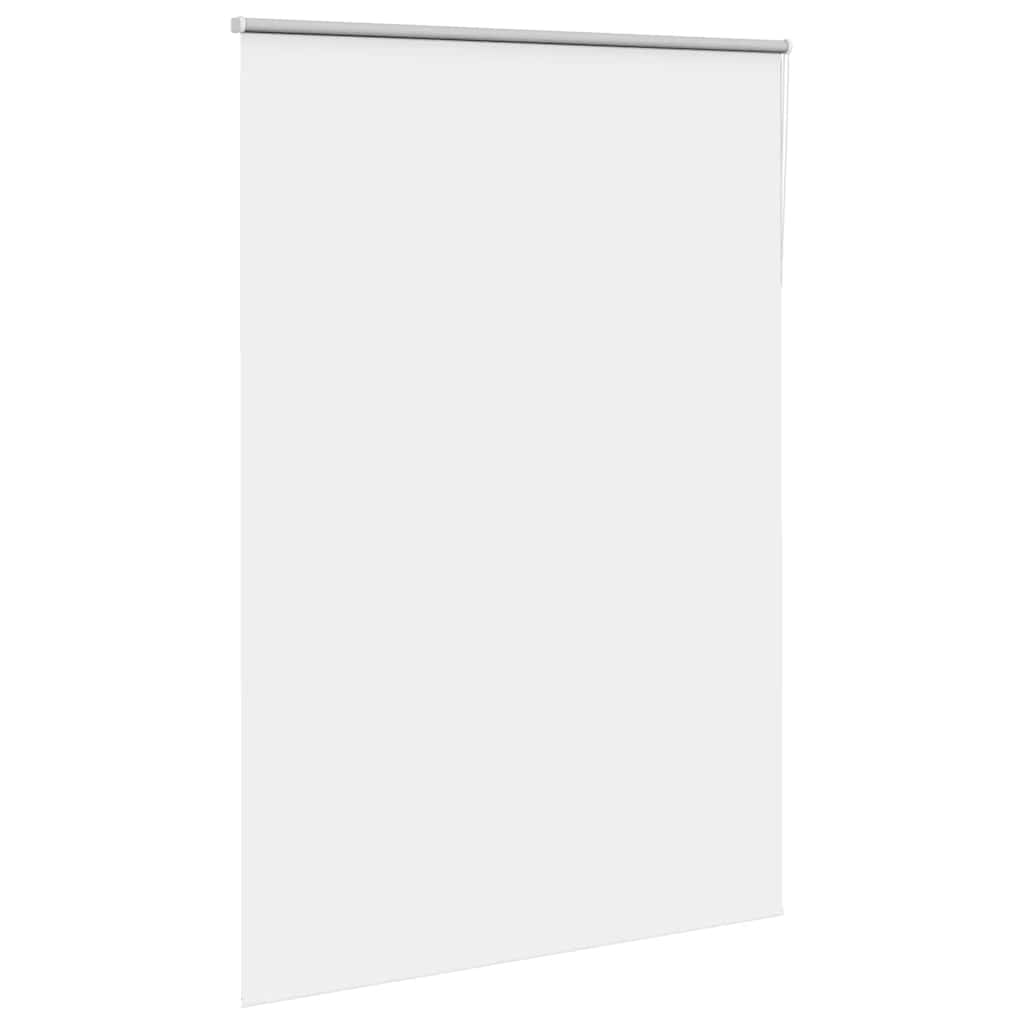 vidaXL Roller Blind Blackout White 165x230 cm Fabric Width 161.6 cm Polyester 3