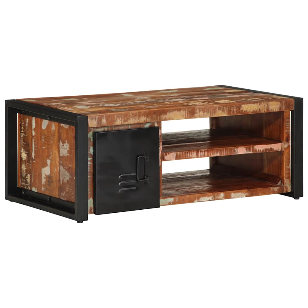 Coffee Table 90x50x36 cm Solid Rough Wood Mango Solid reclaimed wood