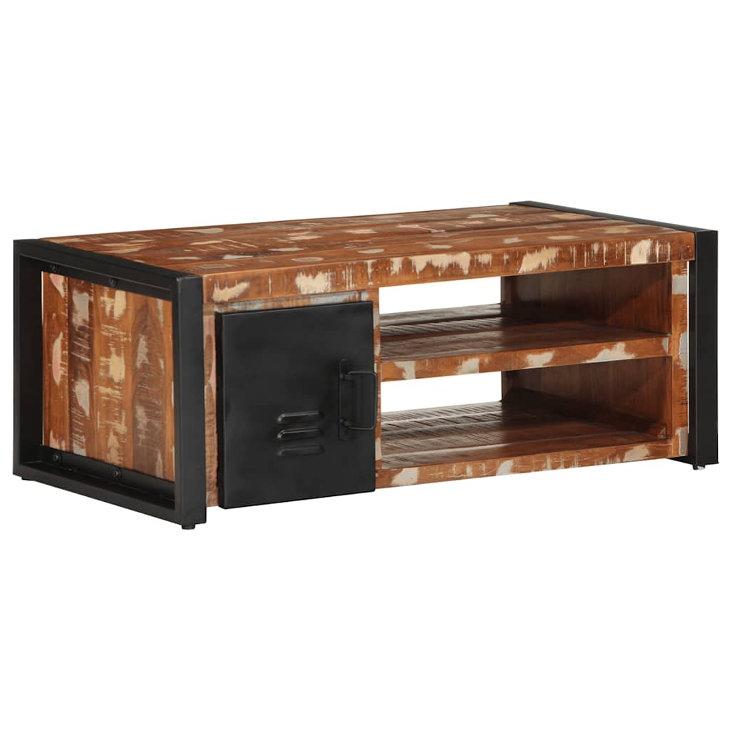 Coffee Table 90x50x36 cm Solid Rough Wood Mango Solid reclaimed wood