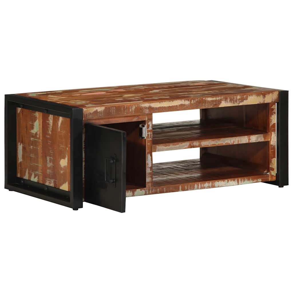Coffee Table 90x50x36 cm Solid Rough Wood Mango Solid reclaimed wood