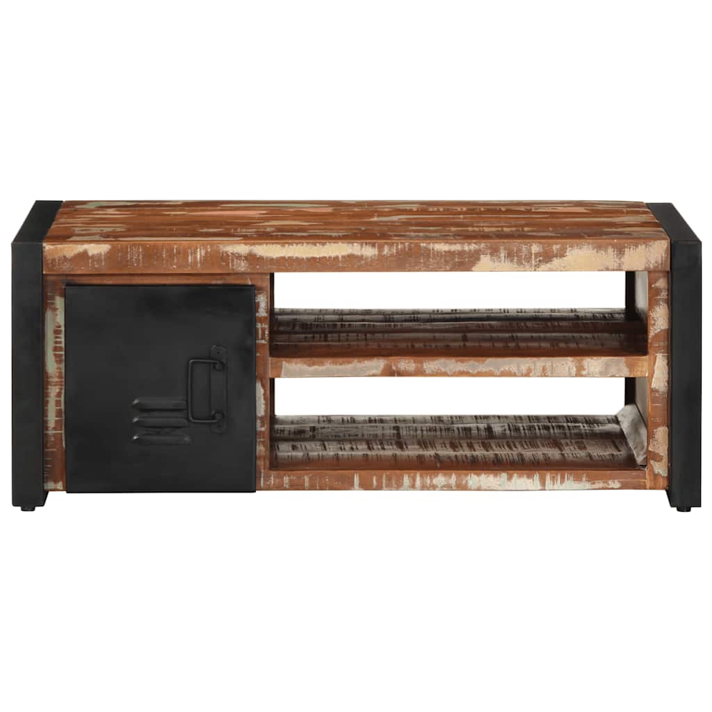 Coffee Table 90x50x36 cm Solid Rough Wood Mango Solid reclaimed wood
