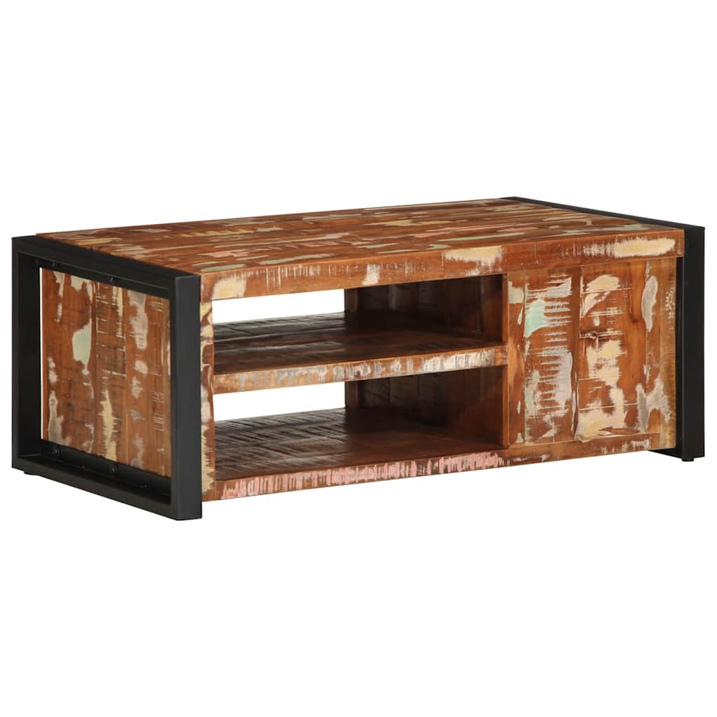 Coffee Table 90x50x36 cm Solid Rough Wood Mango Solid reclaimed wood