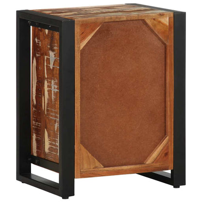 vidaXL Bedside Cabinet Multicolour 40x30x50 cm Solid Wood Reclaimed 6