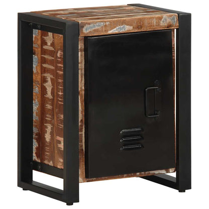 vidaXL Bedside Cabinet Multicolour 40x30x51 cm Solid Wood Reclaimed 1