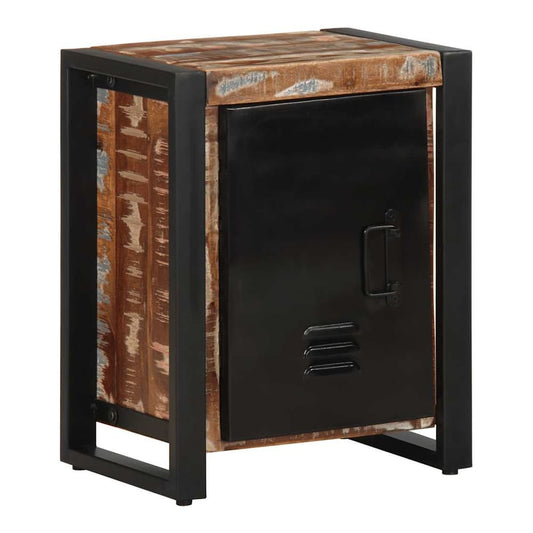 Bedside Cabinets Solid Rough Wood Mango Multicolour 1