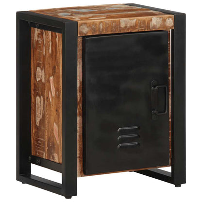 vidaXL Bedside Cabinet Multicolour 40x30x51 cm Solid Wood Reclaimed 2