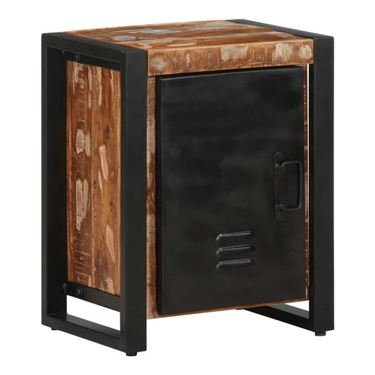 Bedside Cabinets Solid Rough Wood Mango Multicolour 1