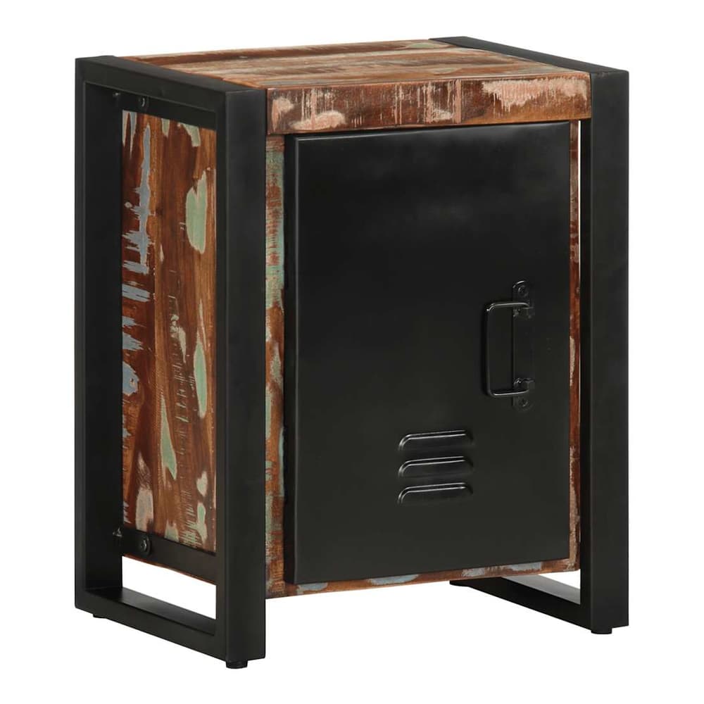 Bedside Cabinets Solid Rough Wood Mango Multicolour 1