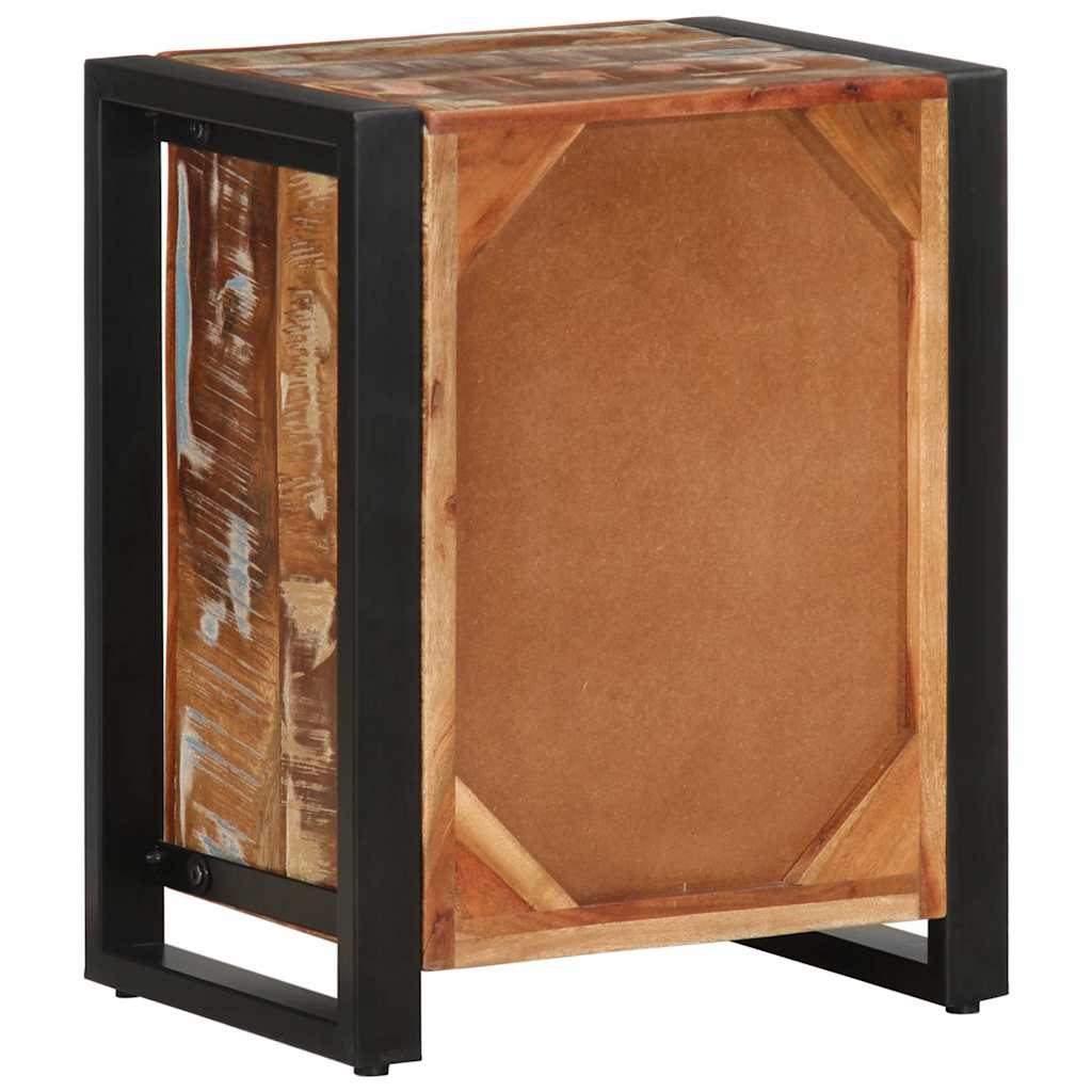 vidaXL Bedside Cabinet Multicolour 40x30x51 cm Solid Wood Reclaimed 6