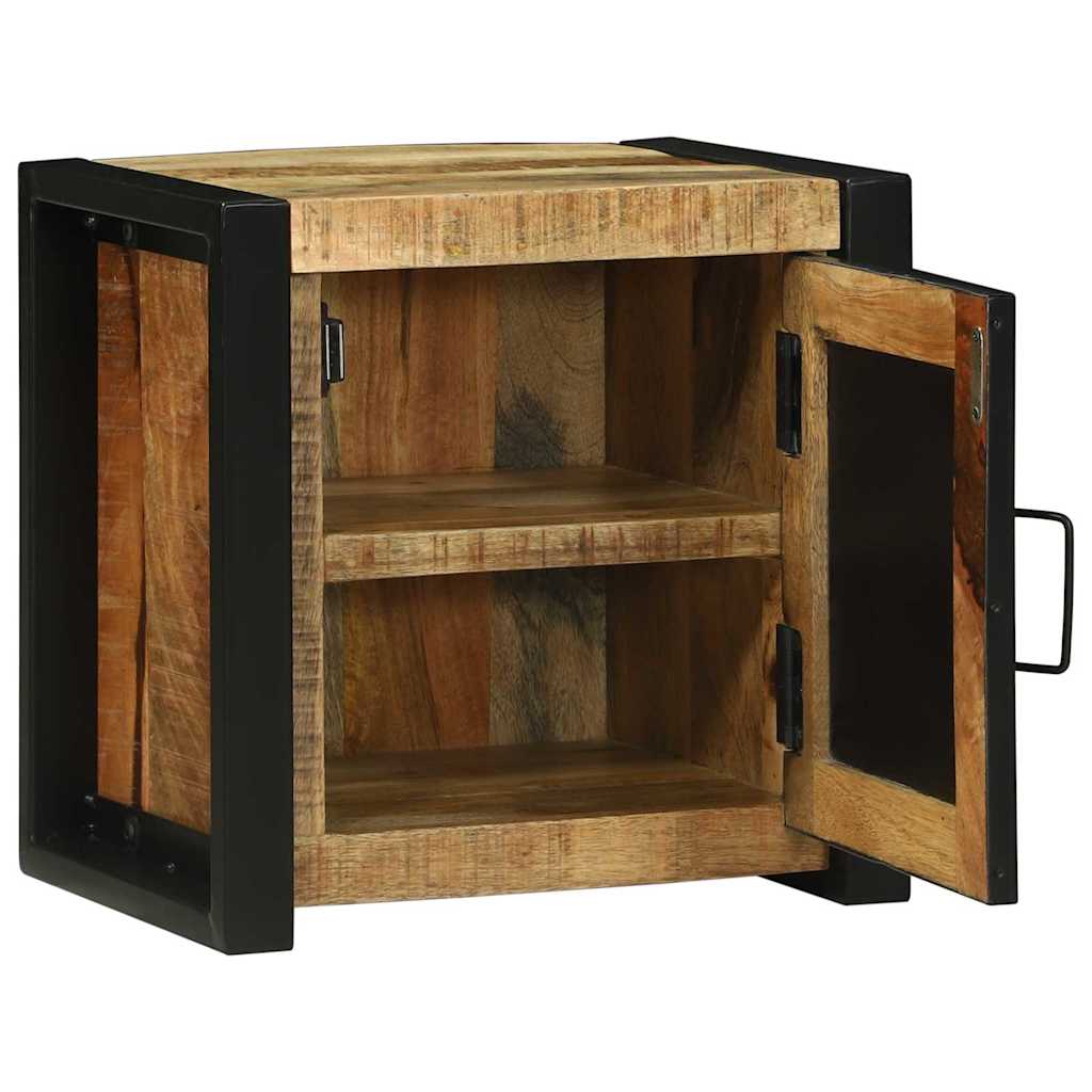 vidaXL Bathroom Cabinet Brown 40 x 30 x 40 cm Solid Mango Wood 4