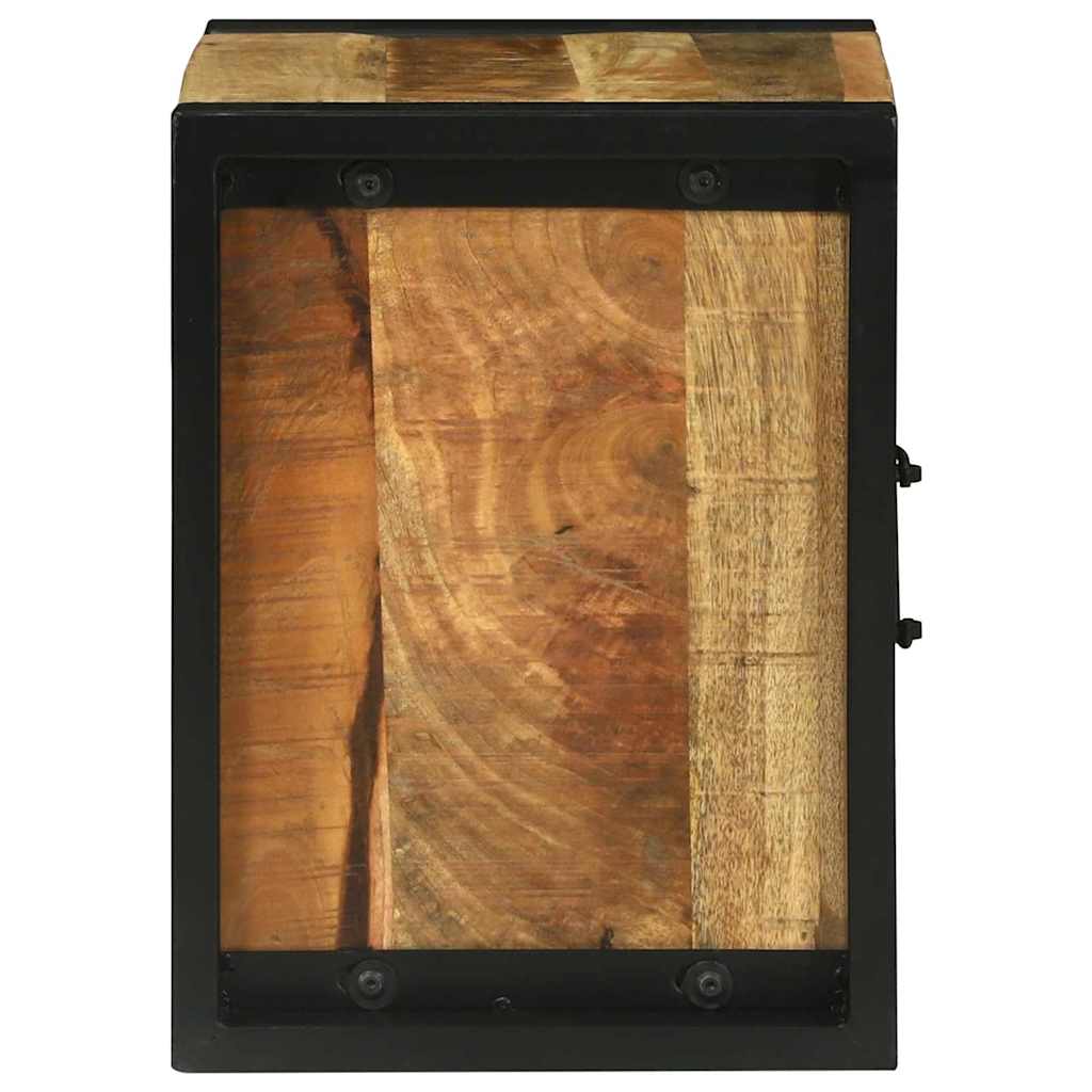 vidaXL Bathroom Cabinet Brown 40 x 30 x 40 cm Solid Mango Wood 6