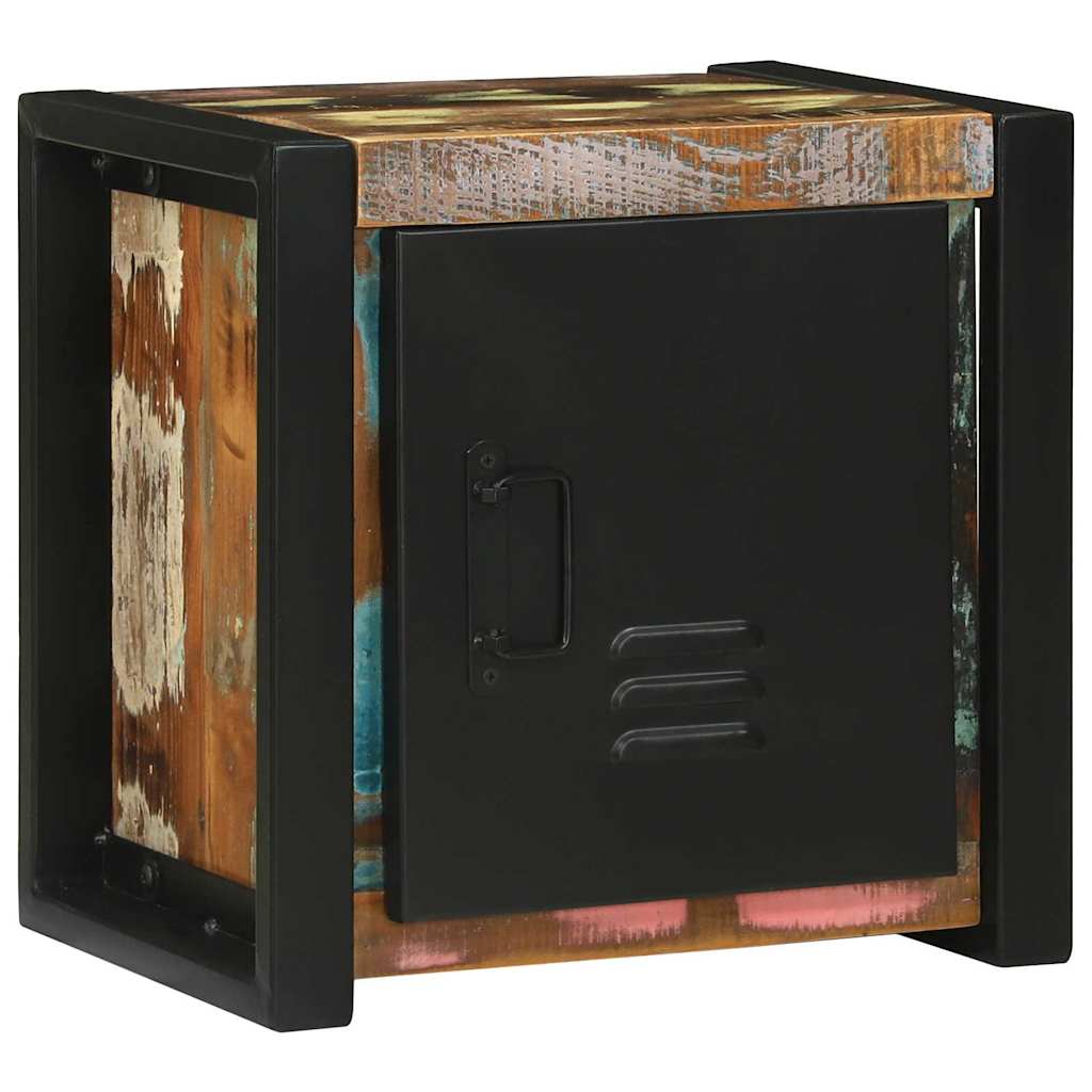 vidaXL Bathroom Cabinet Brown 40 x 30 x 40 cm Solid Reclaim Wood 3
