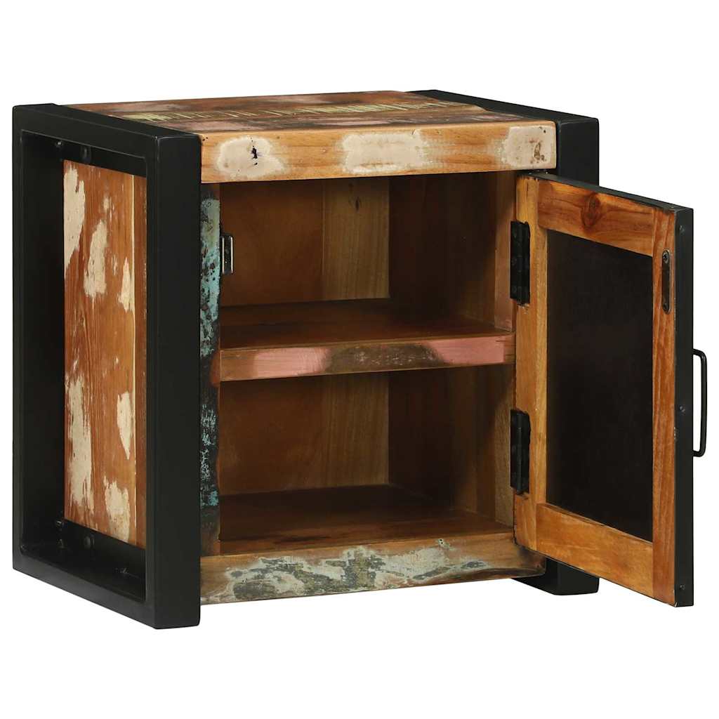 vidaXL Bathroom Cabinet Brown 40 x 30 x 40 cm Solid Reclaim Wood 4