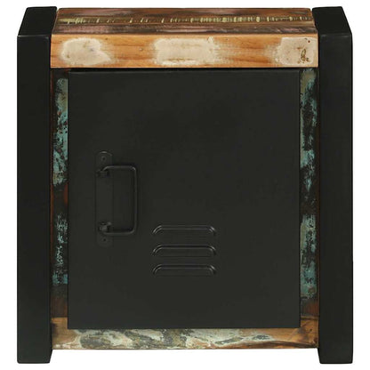 vidaXL Bathroom Cabinet Brown 40 x 30 x 40 cm Solid Reclaim Wood 5