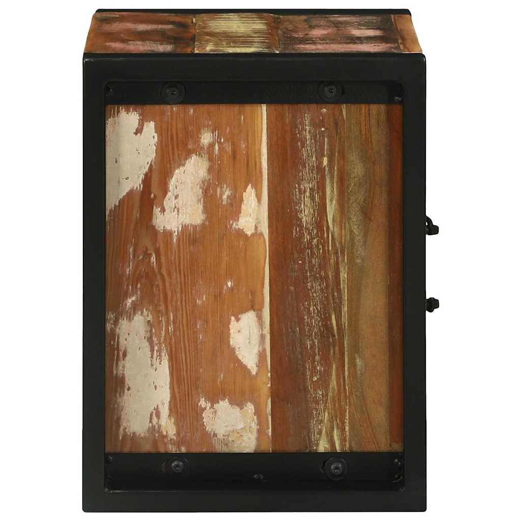 vidaXL Bathroom Cabinet Brown 40 x 30 x 40 cm Solid Reclaim Wood 6