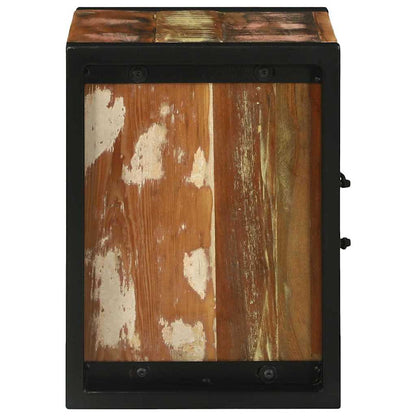 vidaXL Bathroom Cabinet Brown 40 x 30 x 40 cm Solid Reclaim Wood 6