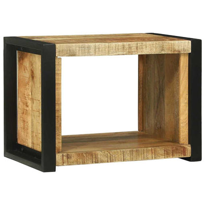 vidaXL Wall Cube with Storage Brown 55 x 35 x 40 cm Solid Mango Wood 1