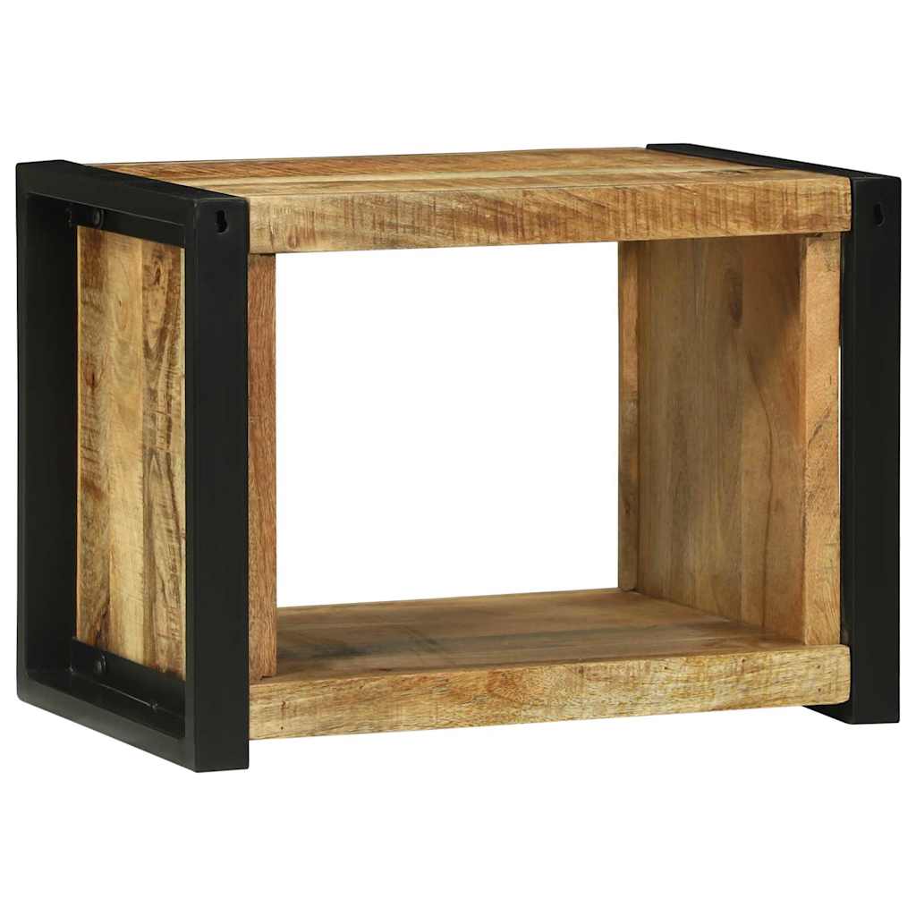 vidaXL Wall Cube with Storage Brown 55 x 35 x 40 cm Solid Mango Wood 6