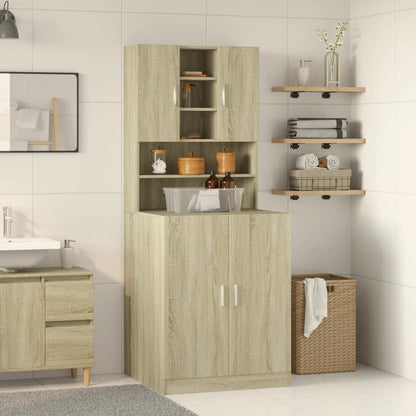 Washing Machine Cabinet Sonoma oak