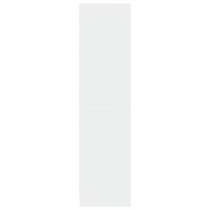 vidaXL Wardrobe White 30x50x200 cm Engineered Wood 5