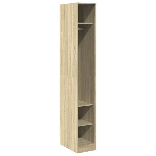 vidaXL Wardrobe Sonoma Oak 30x50x200 cm Engineered Wood 2