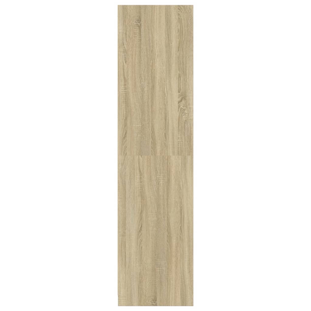 vidaXL Wardrobe Sonoma Oak 30x50x200 cm Engineered Wood 5