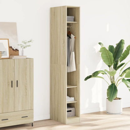 vidaXL Wardrobe Sonoma Oak 30x50x200 cm Engineered Wood 1