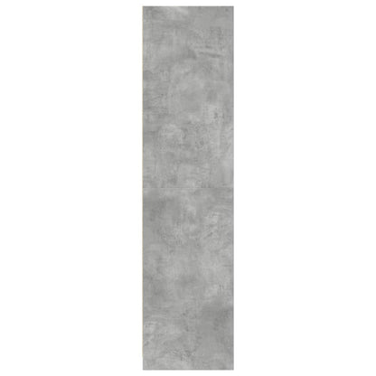 vidaXL Wardrobe Concrete Grey 30x50x200 cm Engineered Wood 5
