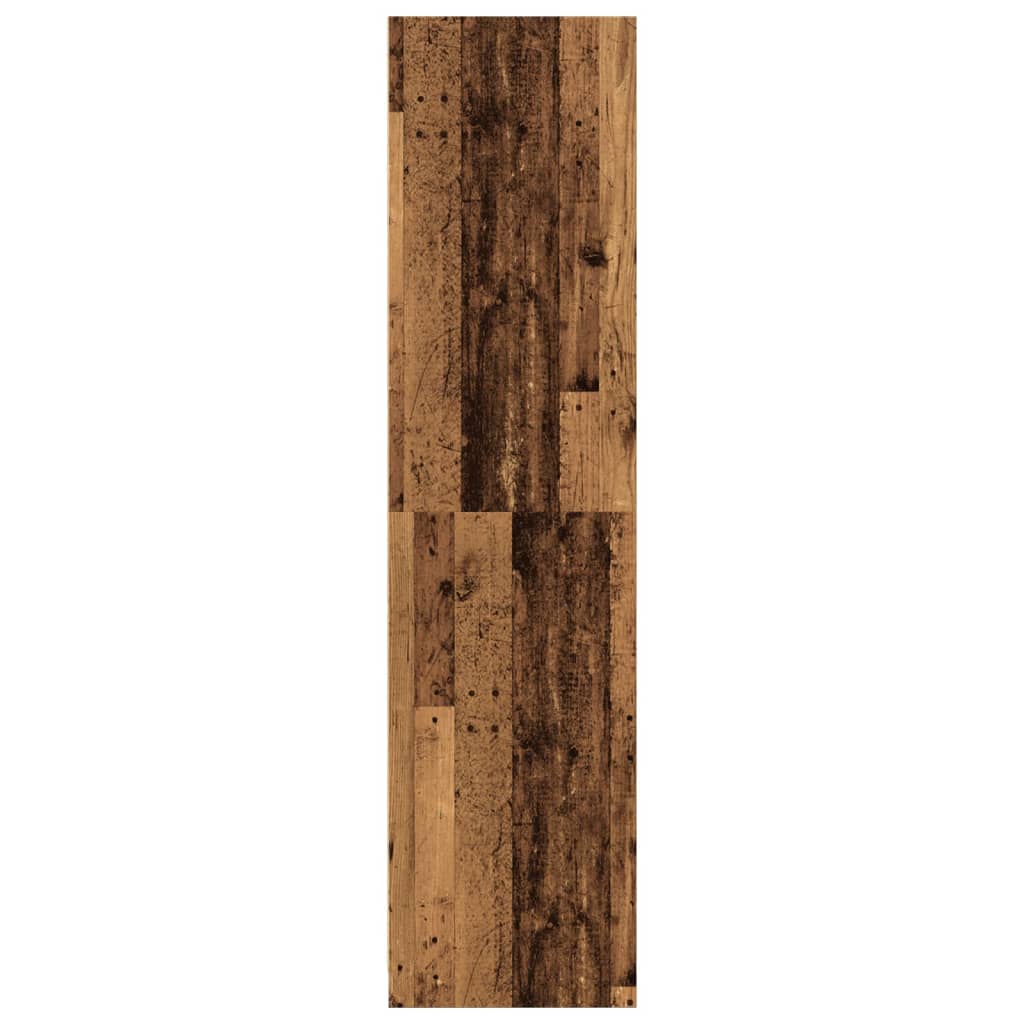 vidaXL Wardrobe Old Wood 30x50x200 cm Engineered Wood 5
