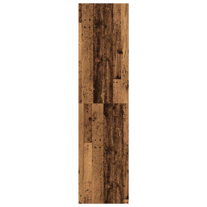 vidaXL Wardrobe Old Wood 30x50x200 cm Engineered Wood 5