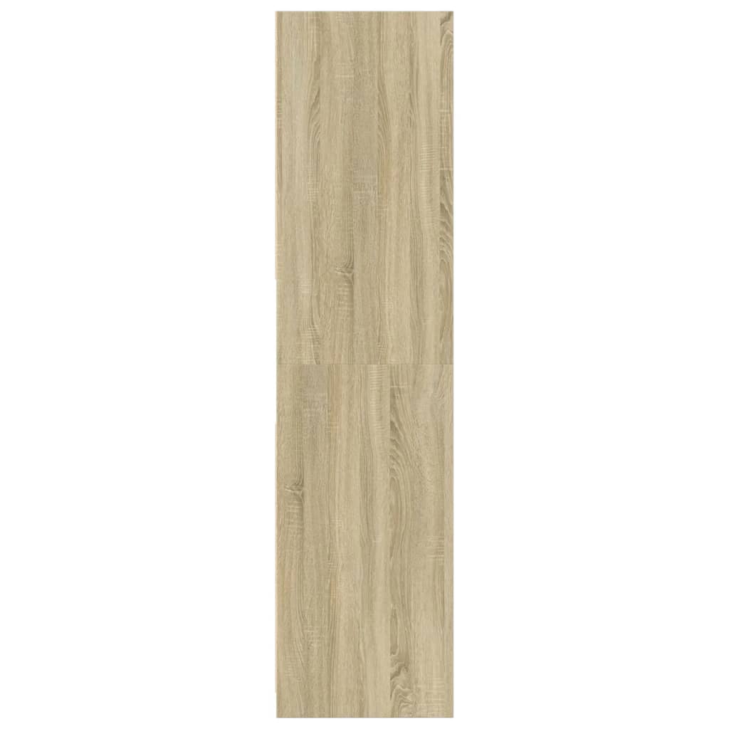 vidaXL Wardrobe Sonoma Oak 80x50x200 cm Engineered Wood 5