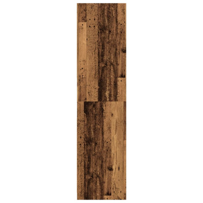 vidaXL Wardrobe Old Wood 80x50x200 cm Engineered Wood 5
